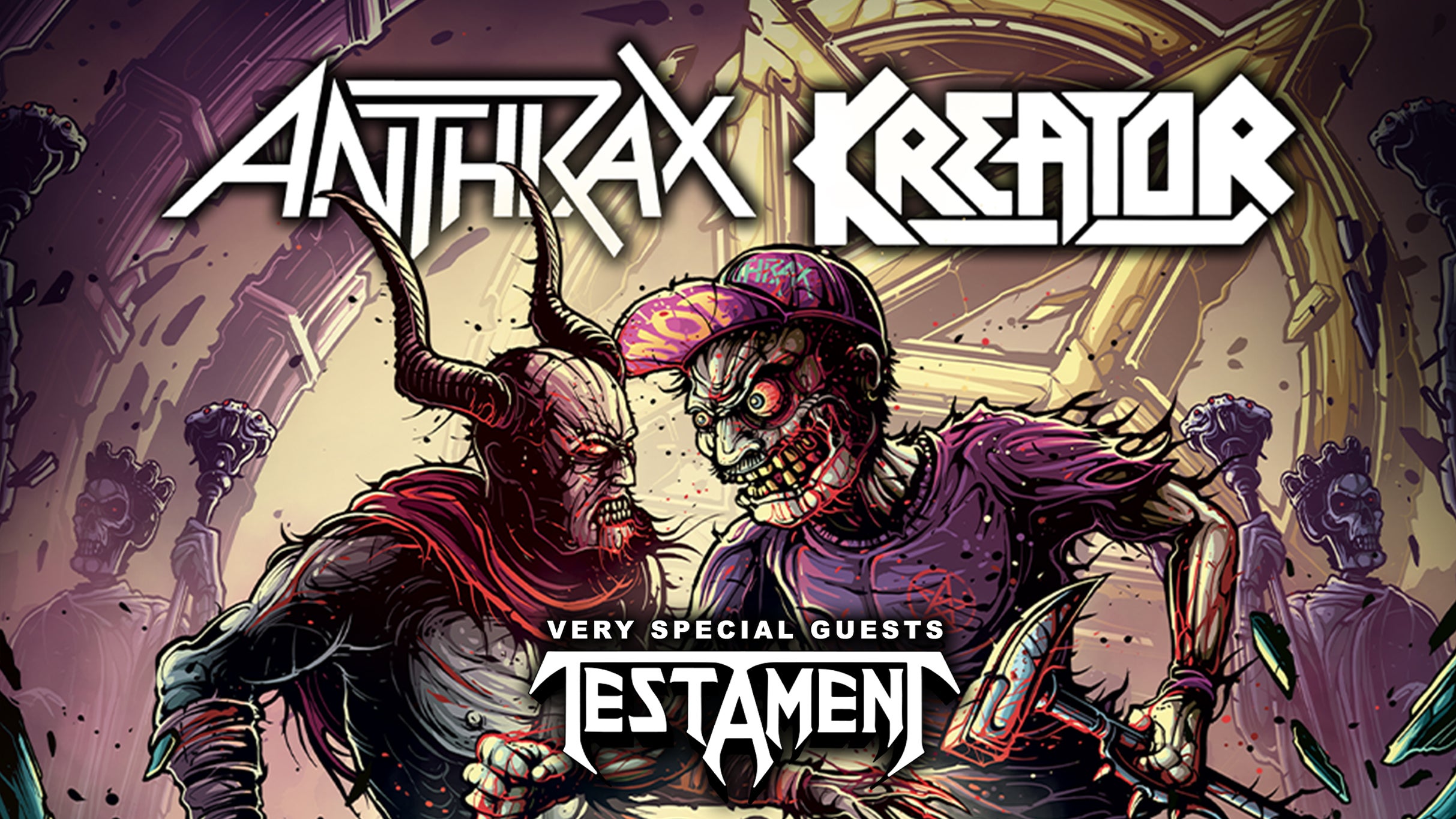 Anthrax & Kreator - Co-Headline Event Title Pic