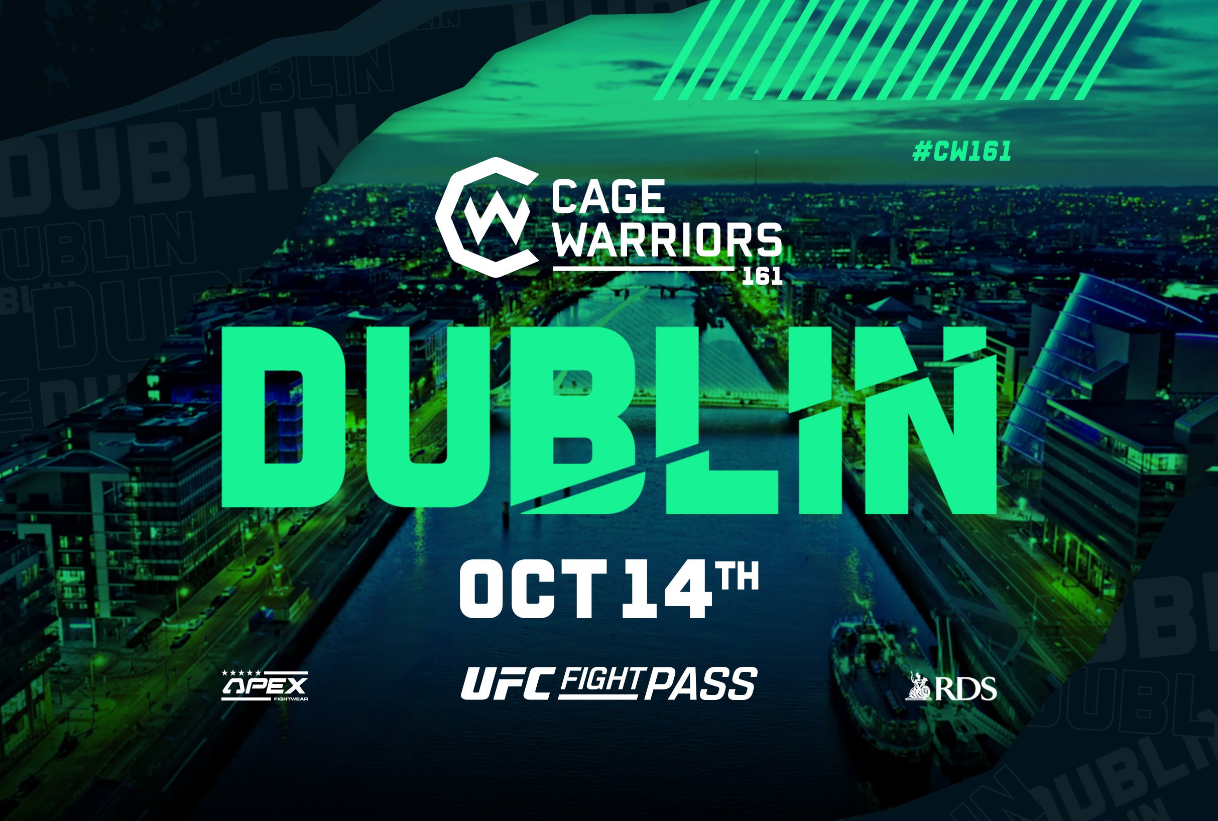 Cage Warriors 161 in Dublin promo photo for Promoter presale offer code