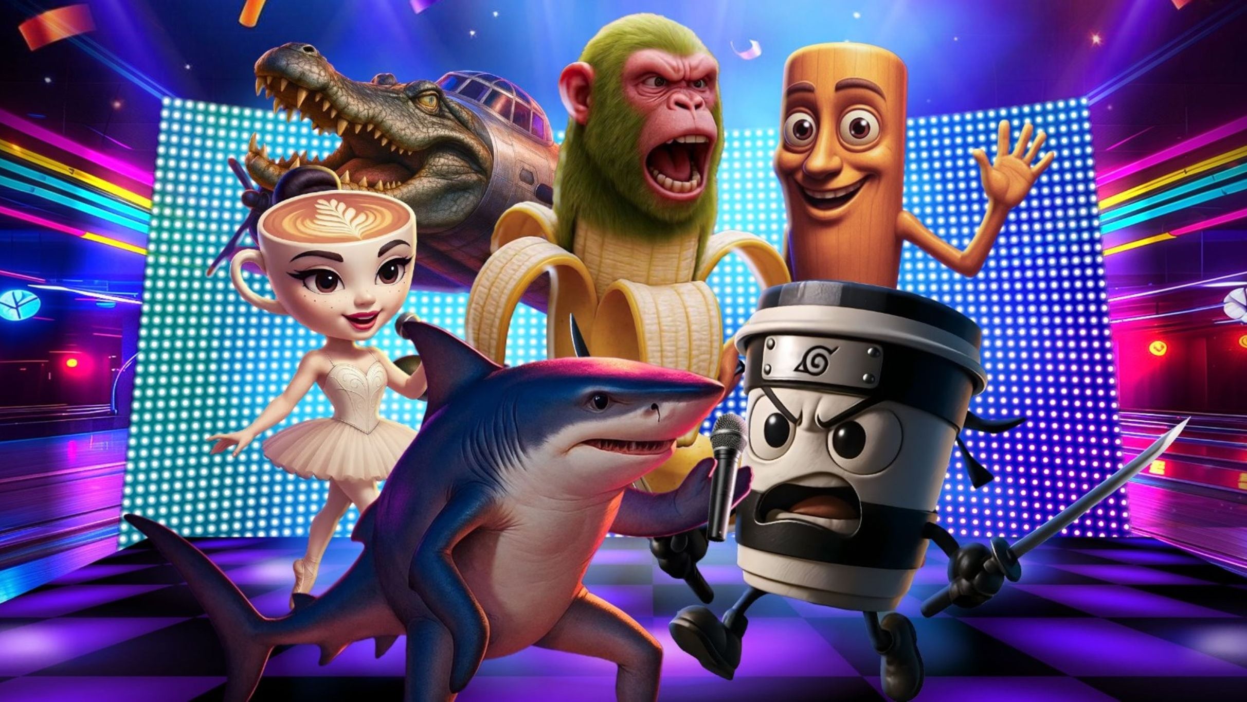 The official concert of the Italian Brainrots at YouTube Theater – Inglewood, CA