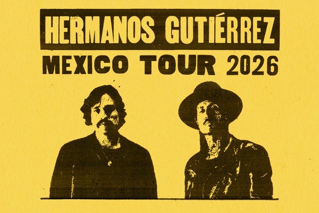 Hermanos Gutiérrez in Monterrey promotional photo for Preventa Banamex presale tickets offer