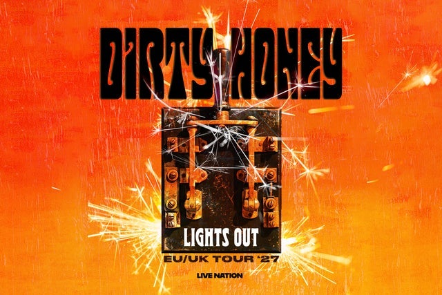 Dirty Honey: Lights Out EU/UK Tour '27 — gig artwork