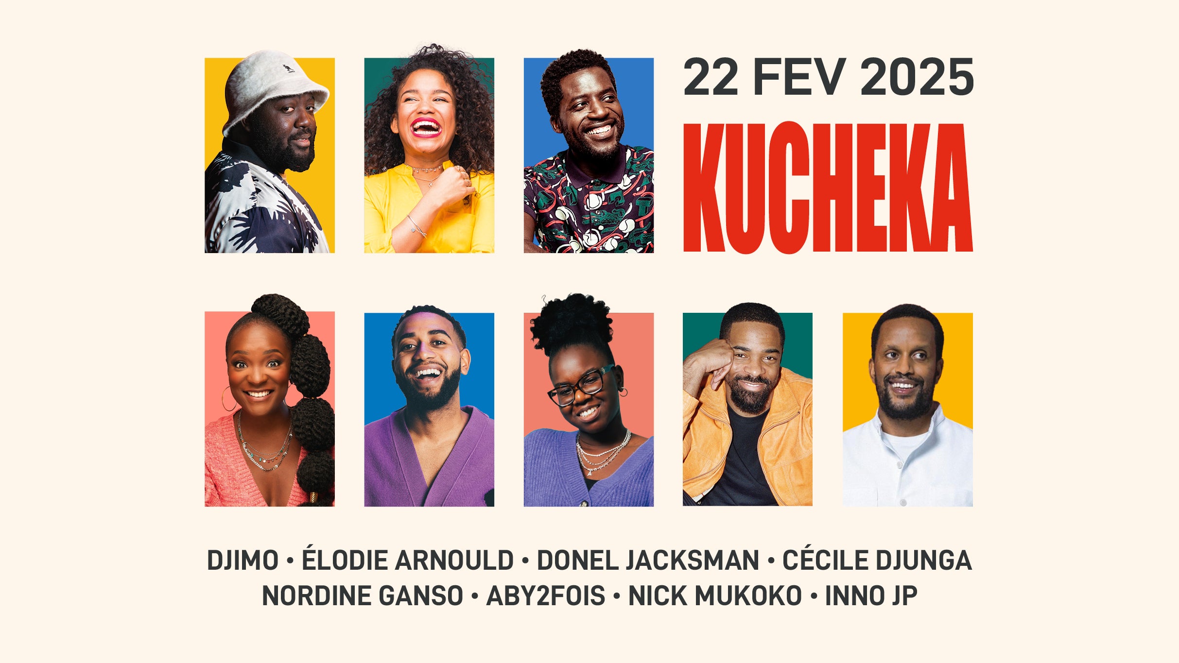 Kucheka Comedy Festival presale information on freepresalepasswords.com