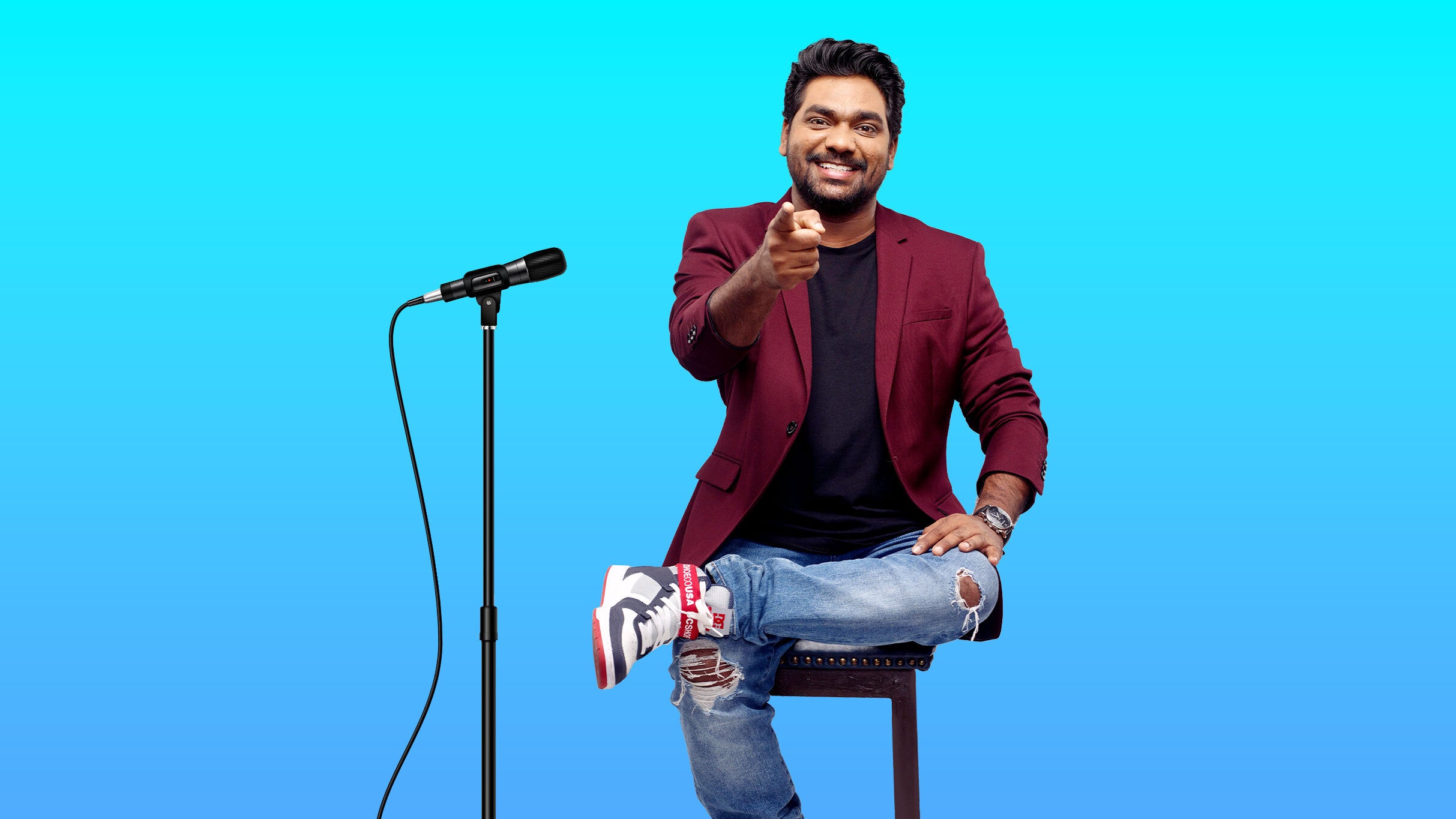 Zakir Khan Live in Boston promo photo for Wilbur presale offer code