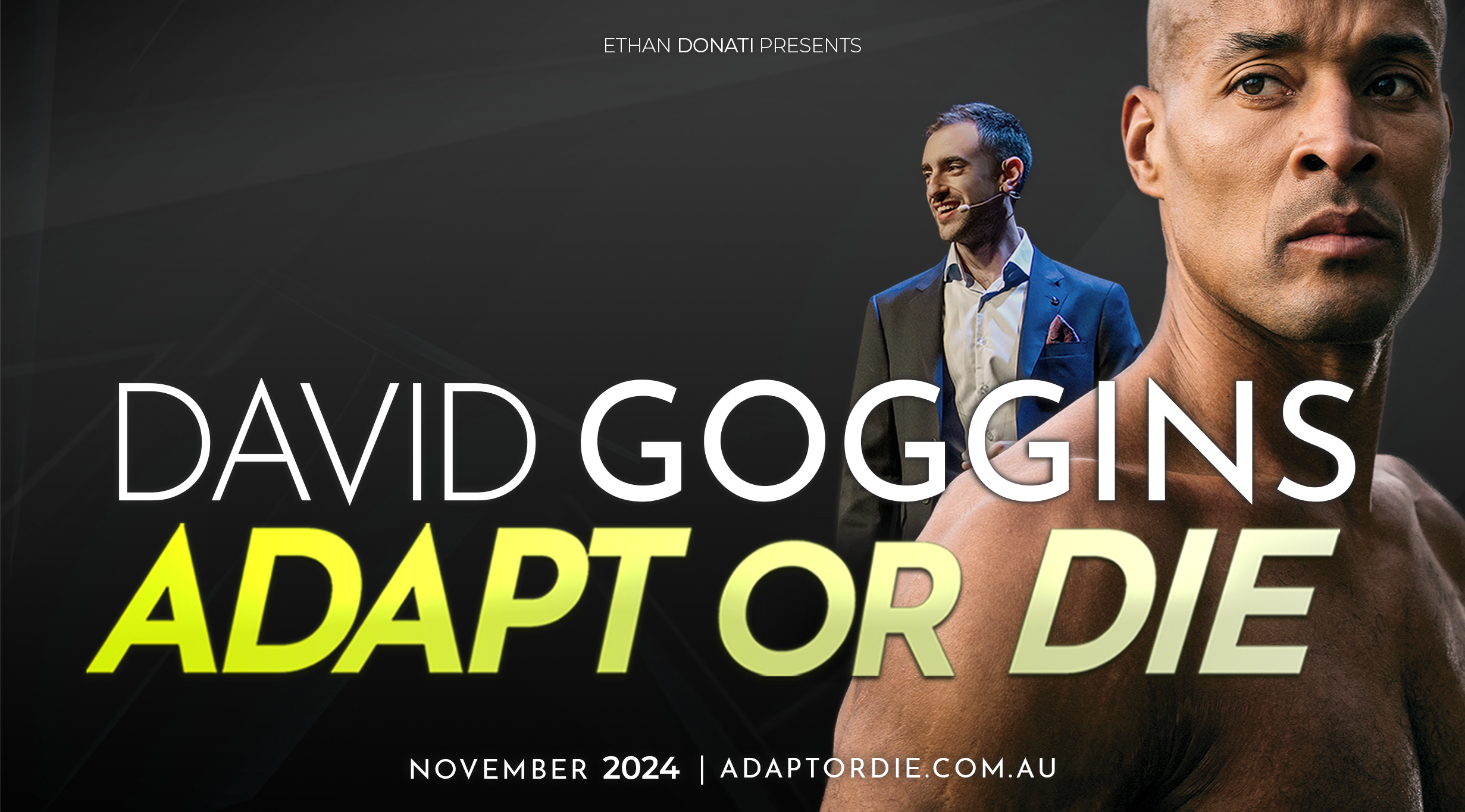 David Goggins - Perth - Adapt or Die in Mt Claremont promo photo for Earlybird presale offer code