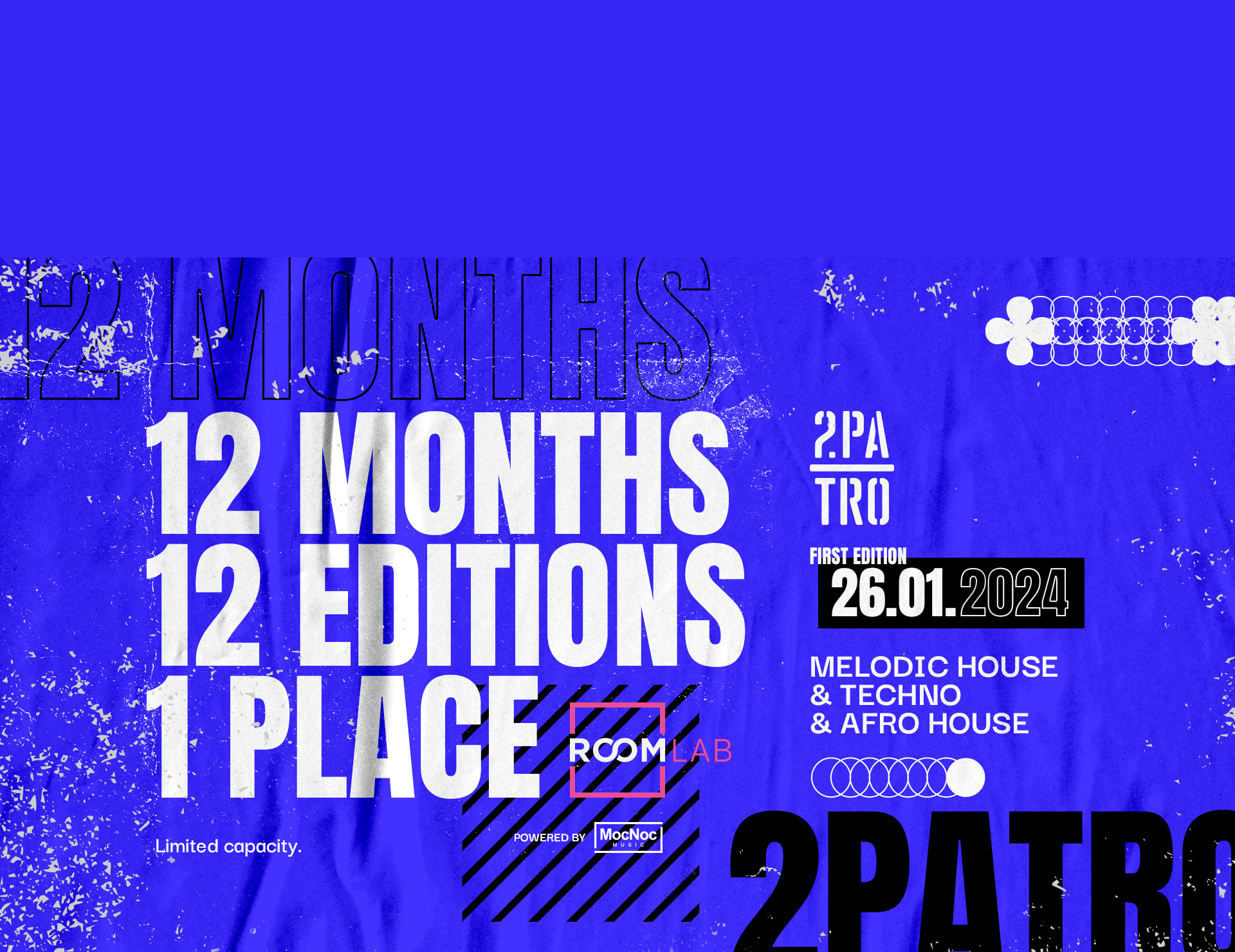 RoomLab powered by MocNoc Music 2024- Prague -2. Patro Prague Dlouhá 729/37, Prague  11000