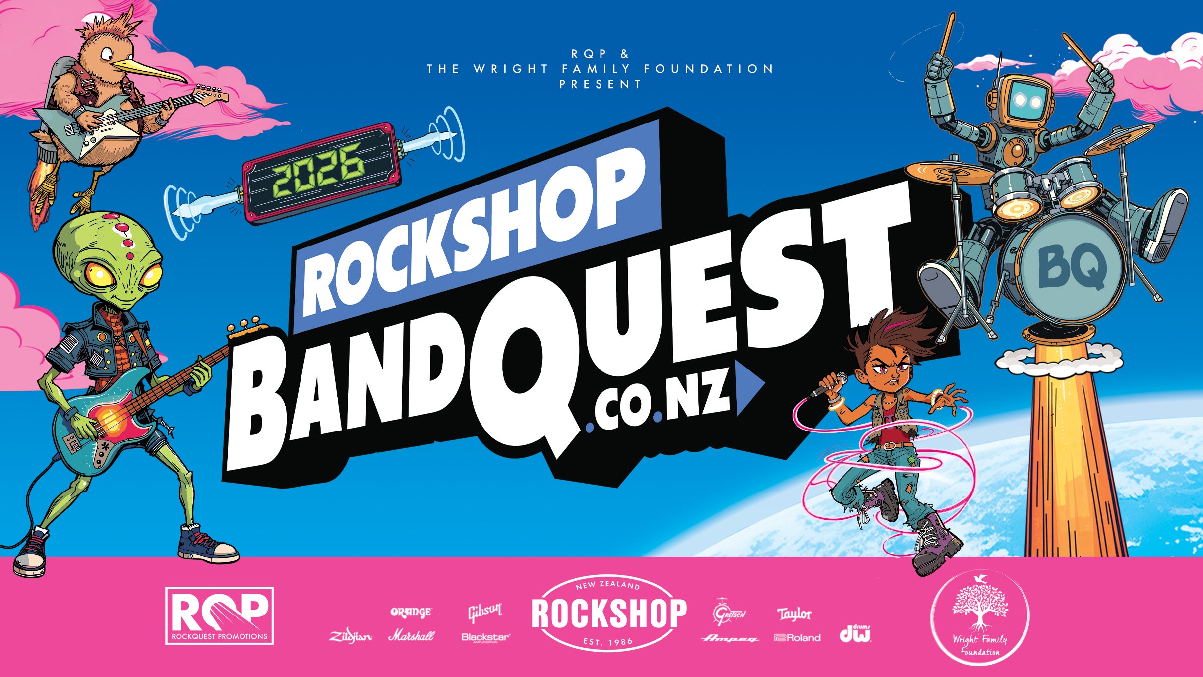Rockshop Bandquest - Teatro en Takapuna Beach