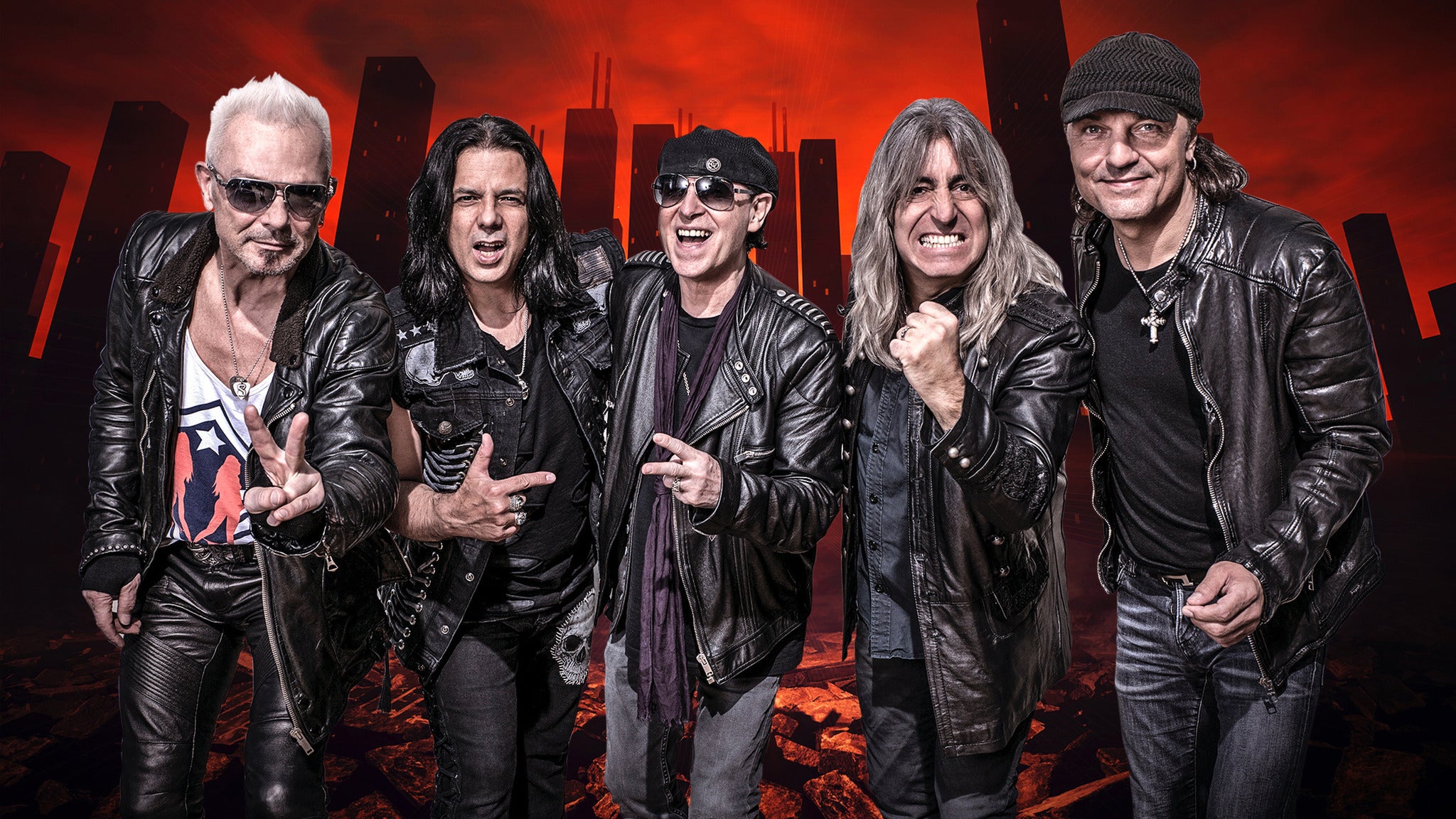 Scorpions in Denver promo photo for Whitesnake Fan Club presale offer code