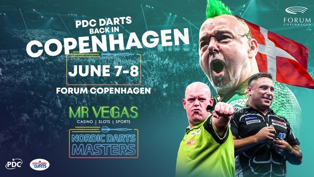 Nordic Darts Masters – Lørdag aften i Forum København, Frederiksberg C 08/06/2024