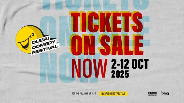 Dubai Comedy Festival tickets and events in UAE 2025 - 2026