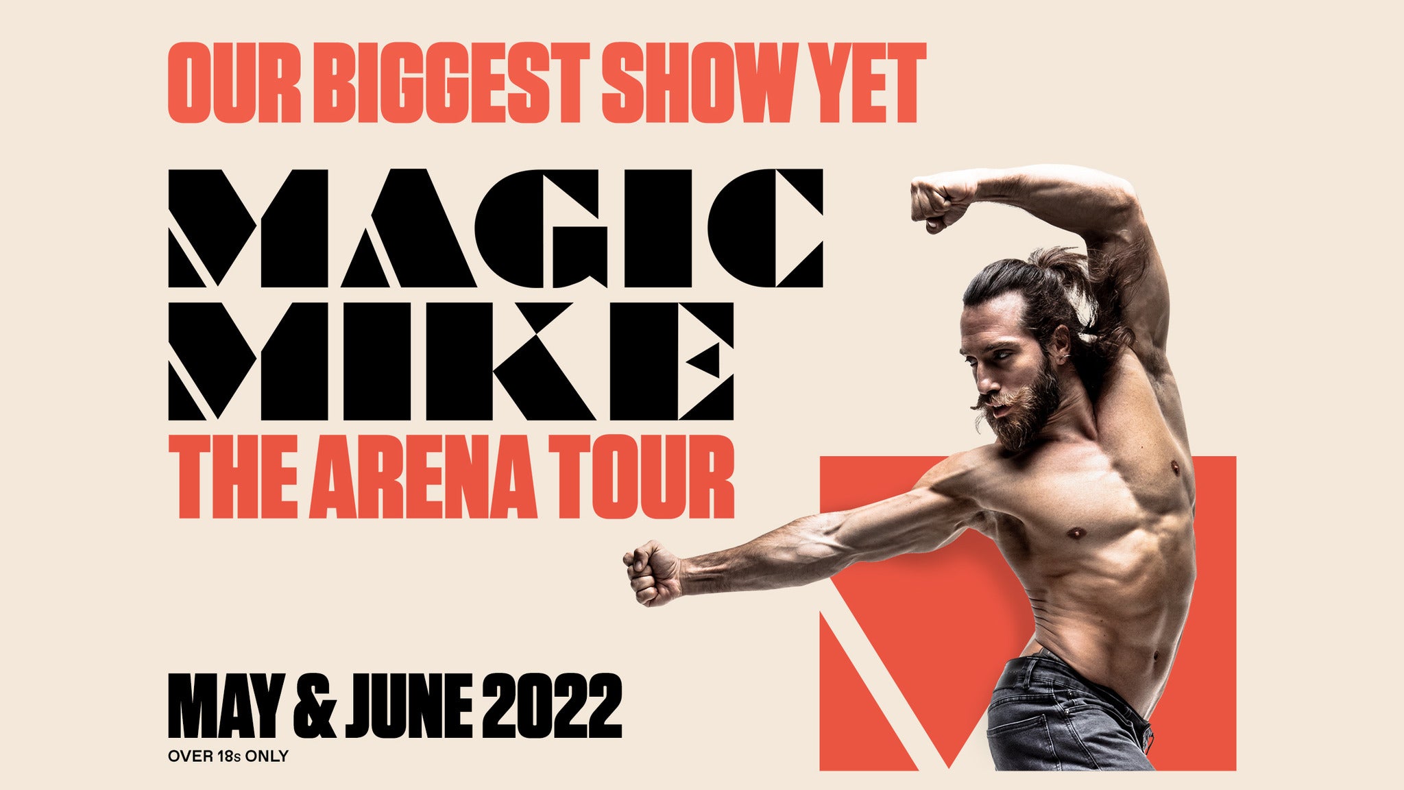 Magic Mike The Arena Tour Event Title Pic