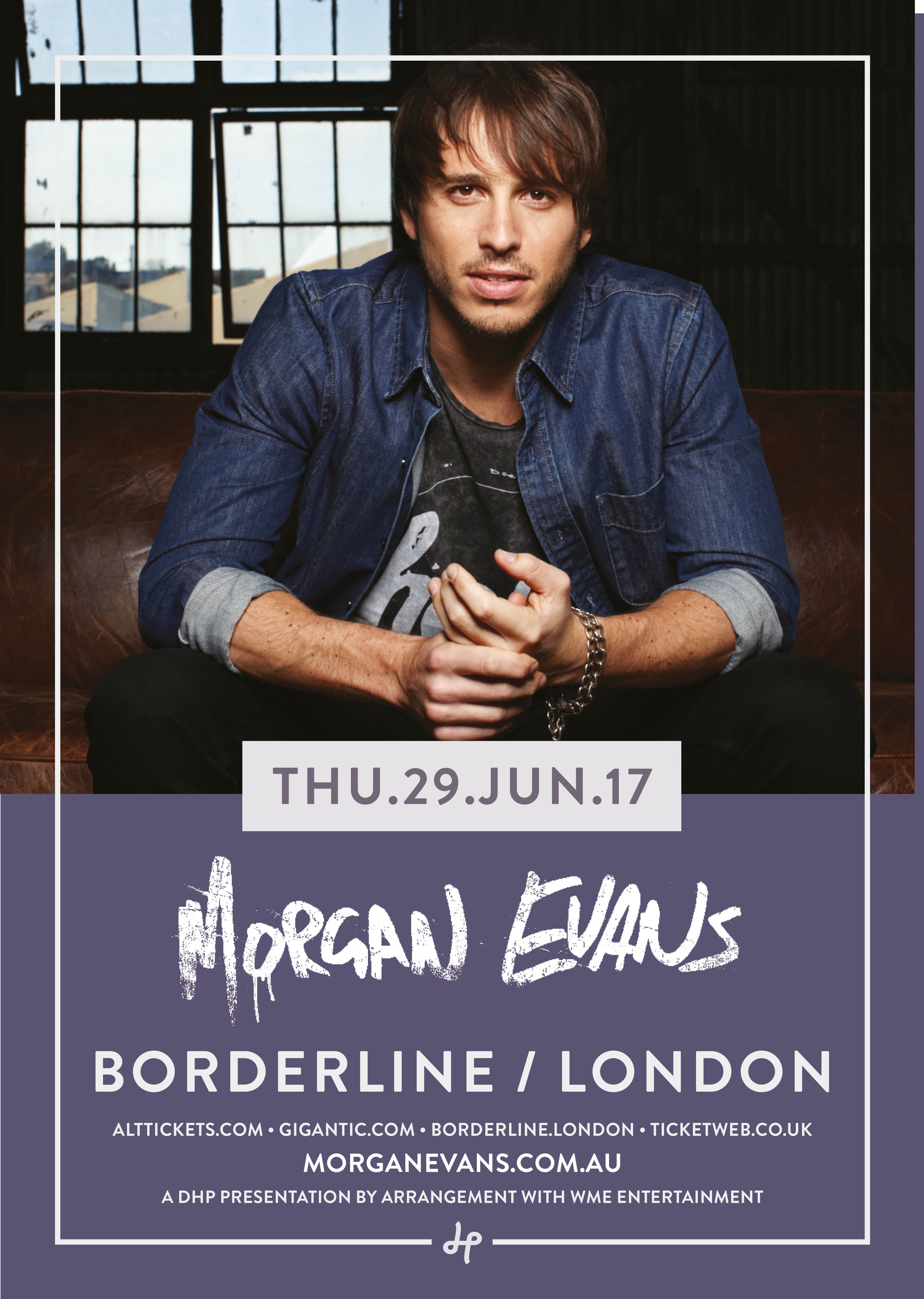 MORGAN EVANS - Live in Concert + Guests