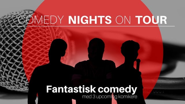 Comedy Nights on Tour – Brandelev i Brandelev Forsamlingshus, Næstved 17/04/2024