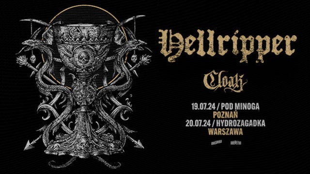 Hellripper + Cloak w Hydrozagadka, Warsaw 20/07/2024
