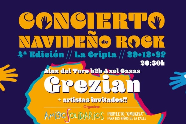 Concierto Navideño de Rock organizado por Amigos Solidarios