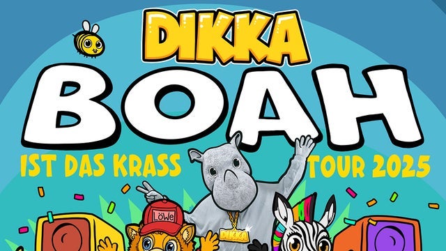 DIKKA – BOAH IST DAS KRASS TOUR 2025 in Siegerlandhalle, Siegen 18/09/2025