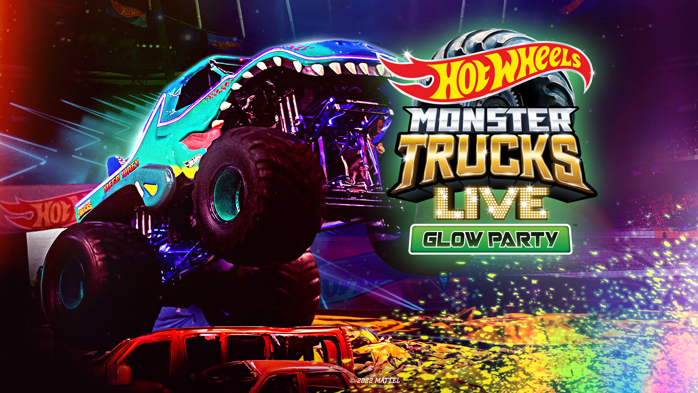 Hot Wheels Monster Trucks Live Glow Party presale code for genuine tickets in Memphis