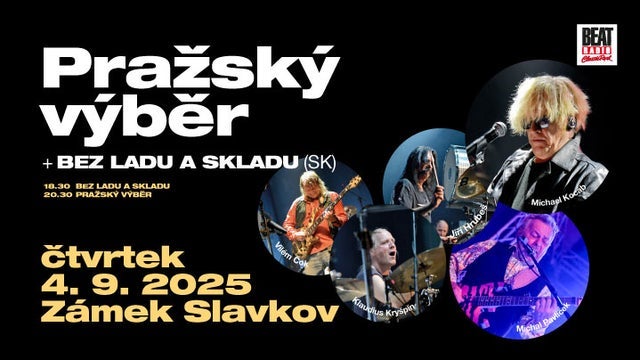 Pražský výběr + Bez ladu a skladu (SK) v Zámecký park Slavkov u Brna, Brno 04/09/2025