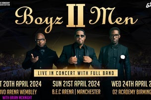 Boyz II Men Seating Plan OVO Arena Wembley