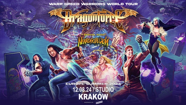 DRAGONFORCE + NEKROGOBLIKON w Klub Studio, Krakow 12/08/2024