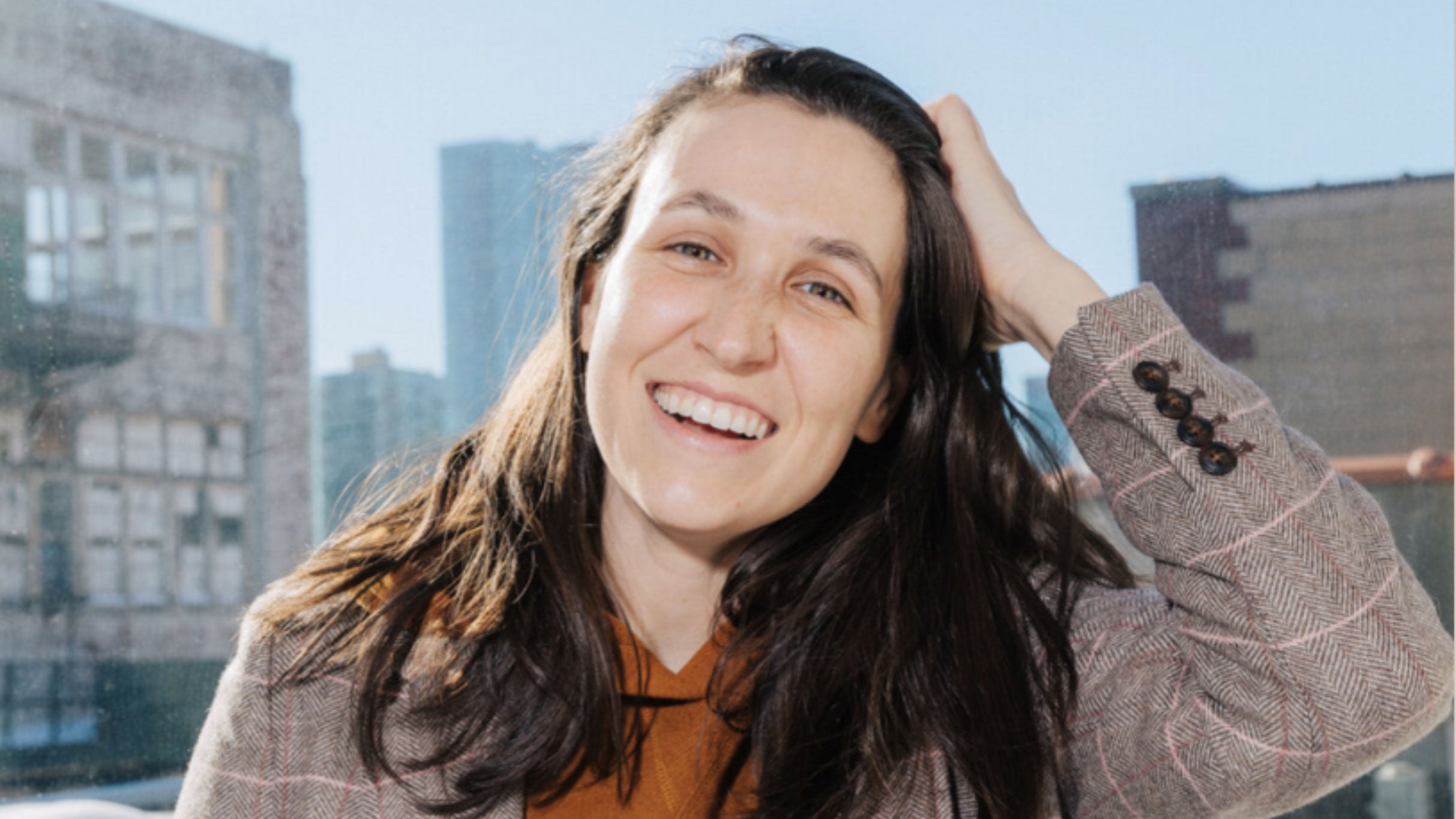 Ashley Gavin at Comedy Works