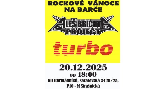 Rockové Vánoce na Barče v KD Barikádníků, Praha 10 20/12/2025