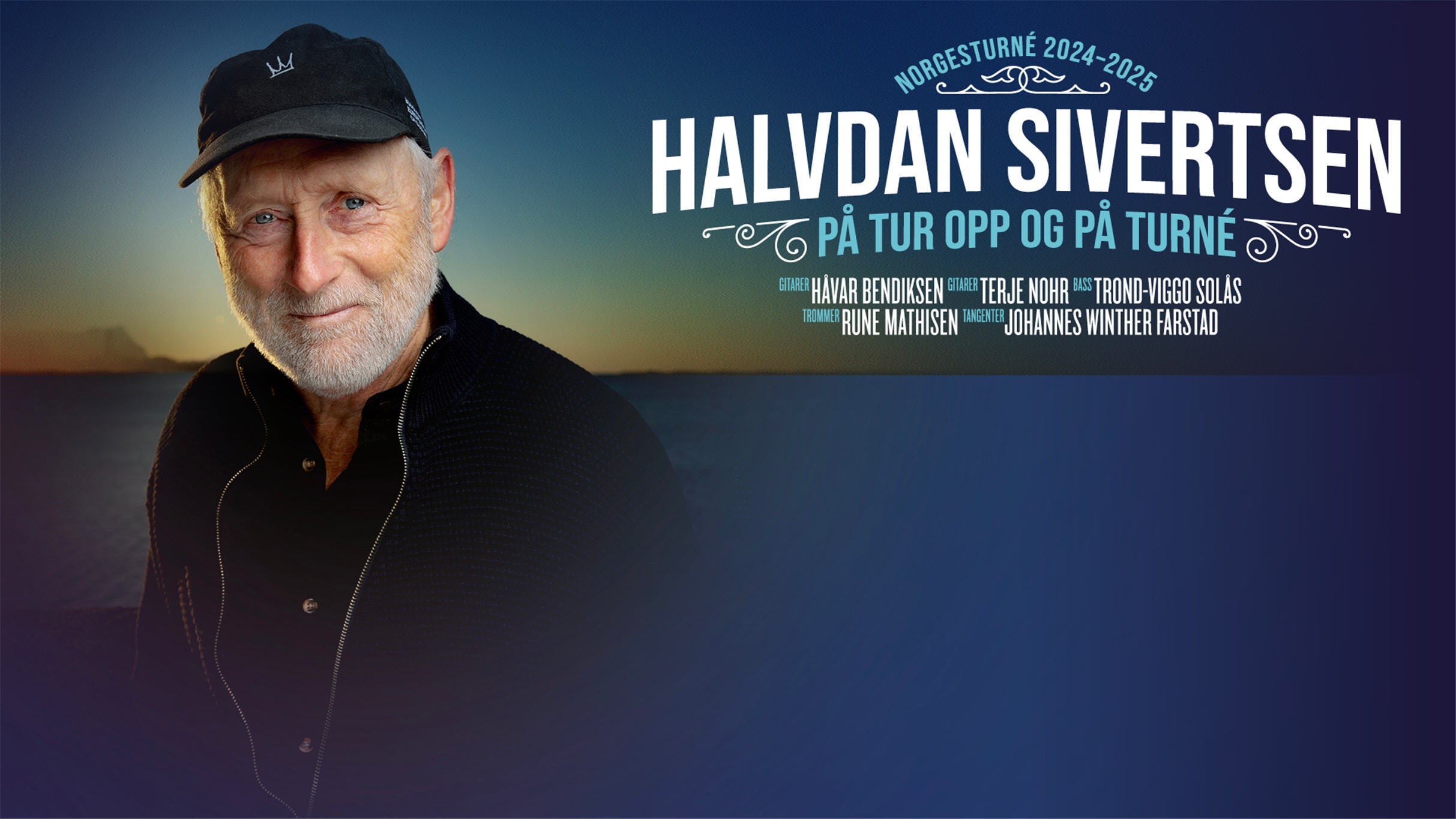 Halvdan Sivertsen - På tur opp og turné 