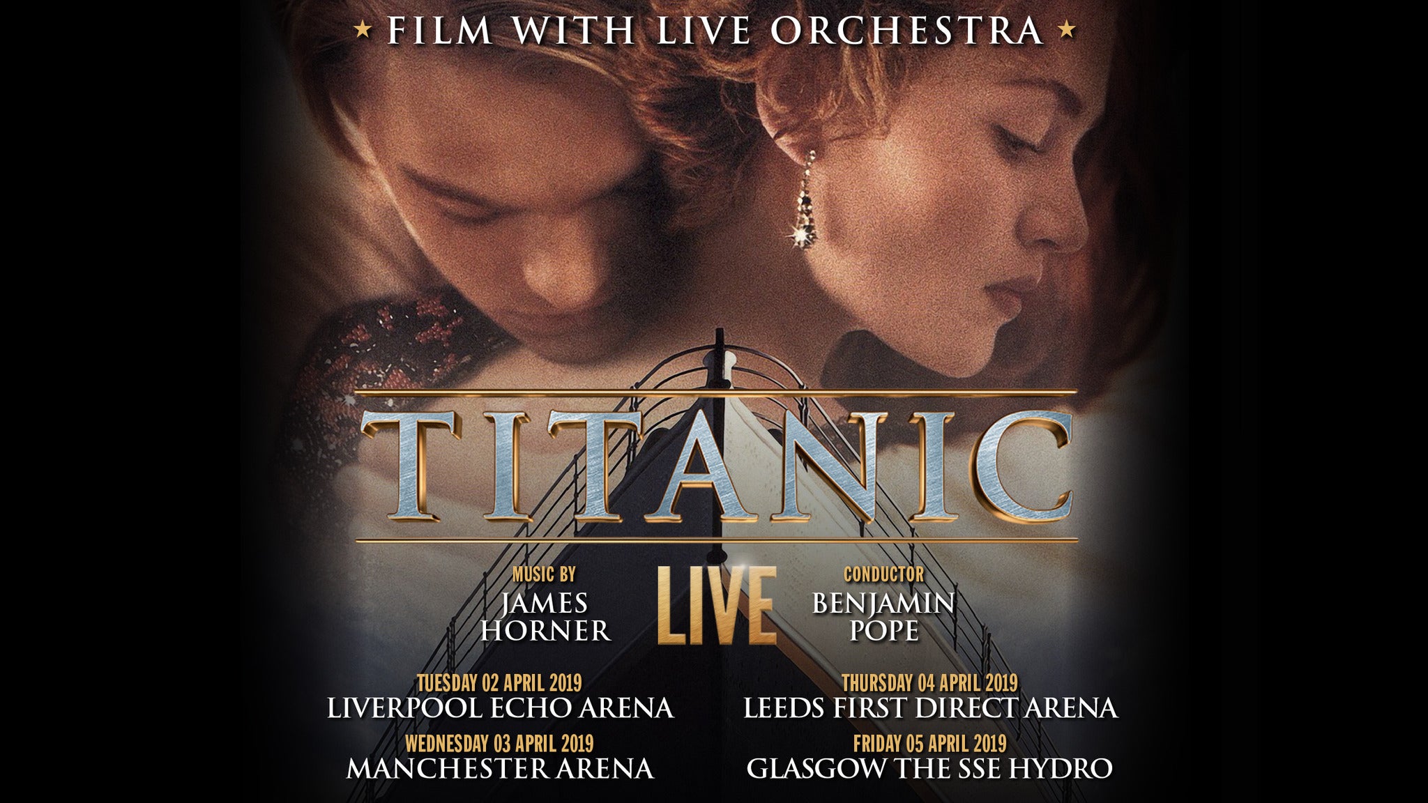 Titanic Live In Concert Film with Live Orchestra and Choir Seating Plans