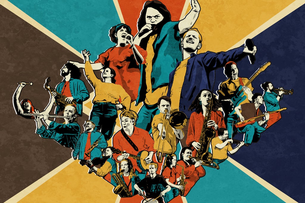 Luftens Helte show poster