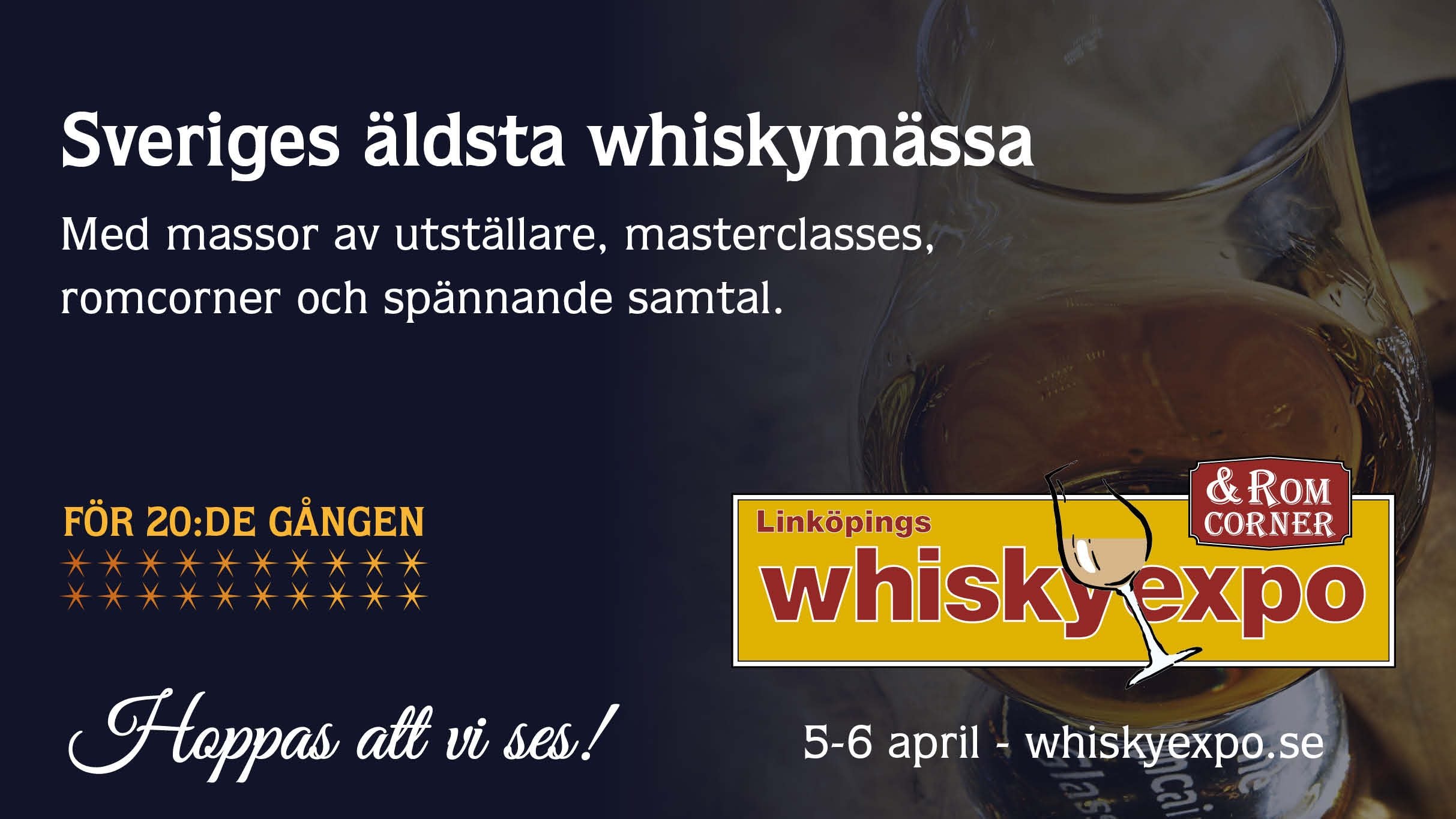 Linkoping Whiskeyexpo presale information on freepresalepasswords.com