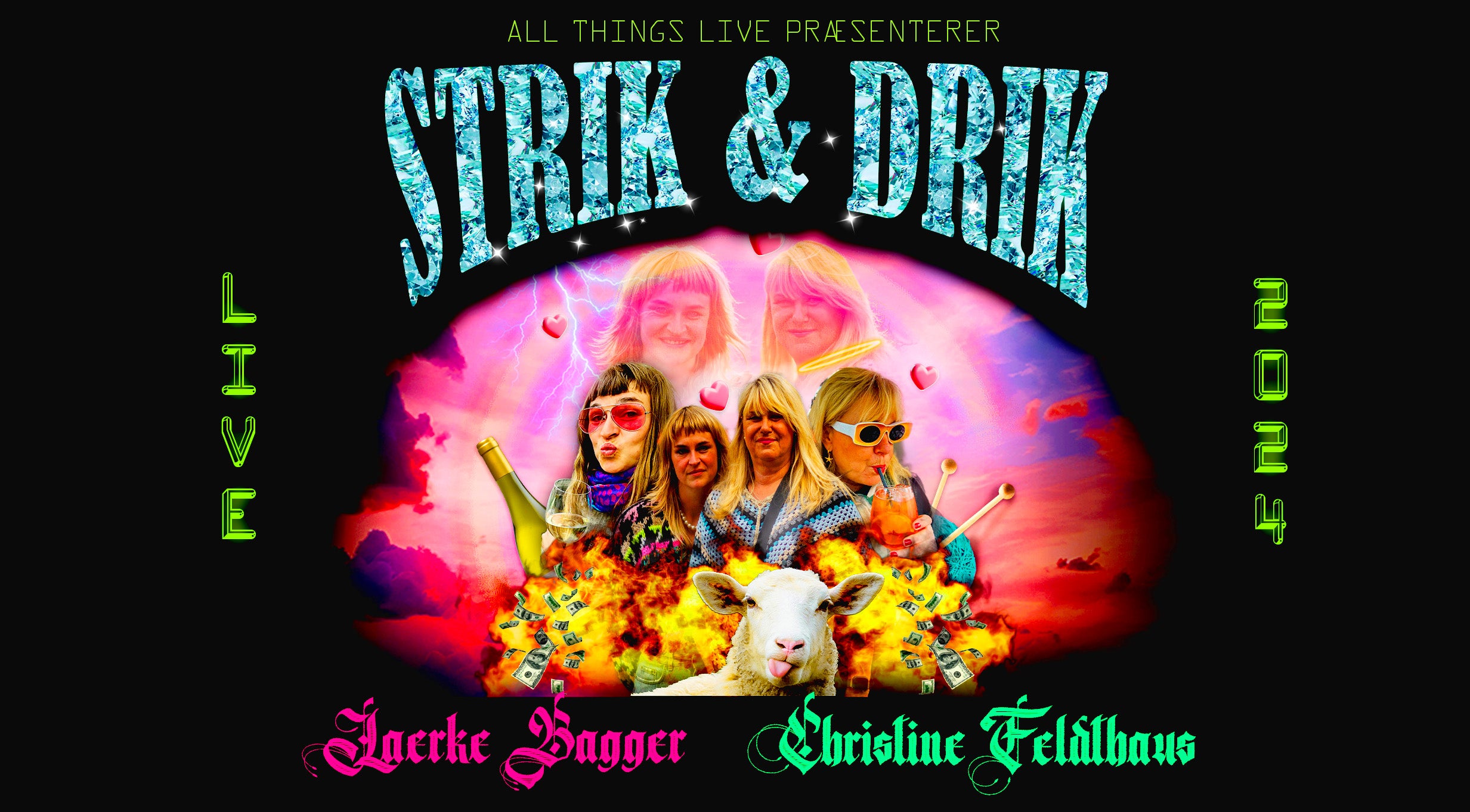 Strik & Drik m. Christine Feldthaus og Lærke Bagger 