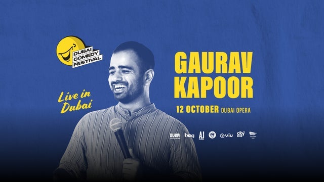 Gaurav Kapoor tickets and events in UAE 2025 - 2026