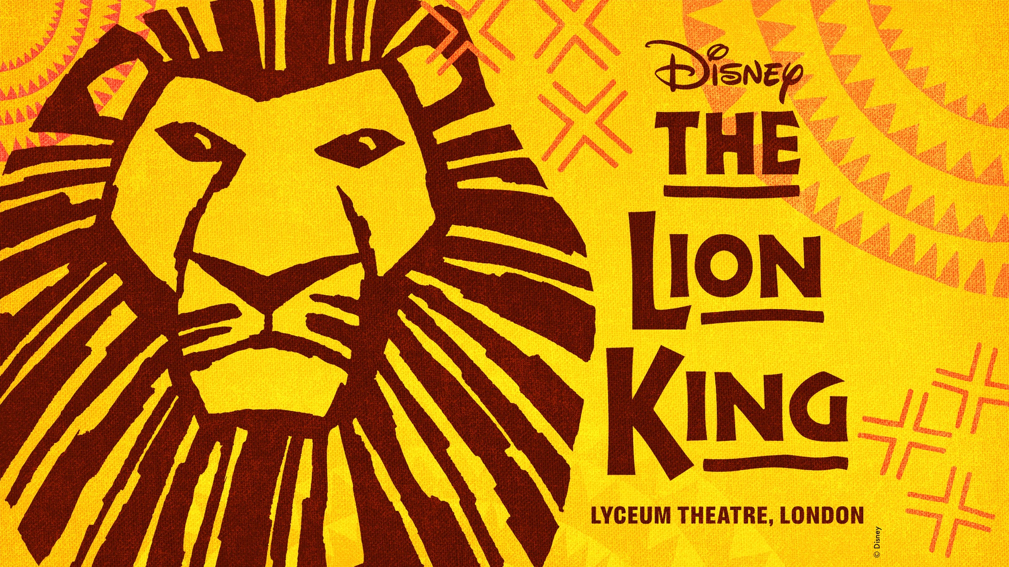 Disney's The Lion King (UK) Event Title Pic