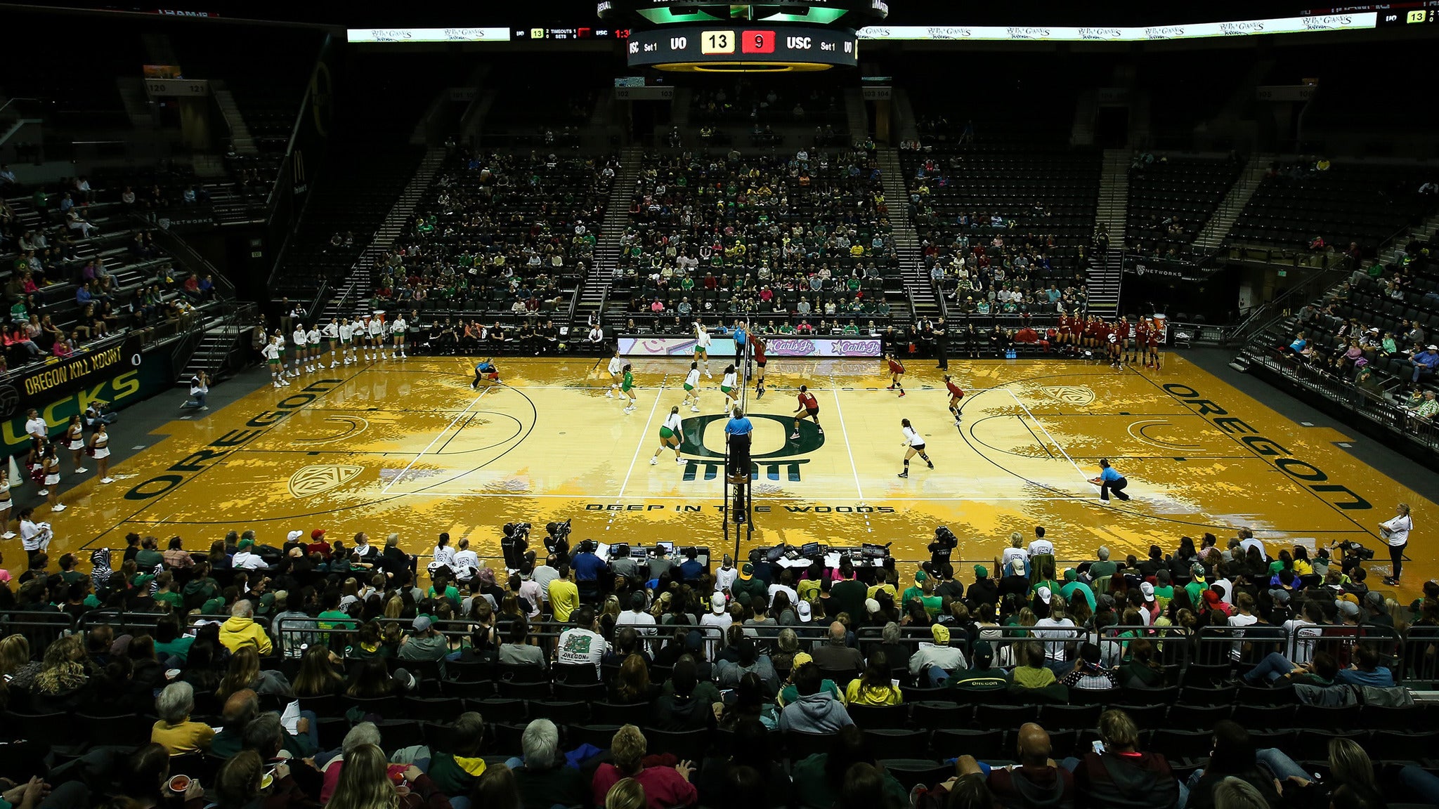 Oregon Ducks Volleyball vs. University of Nebraska Huskers Womens Volleyball