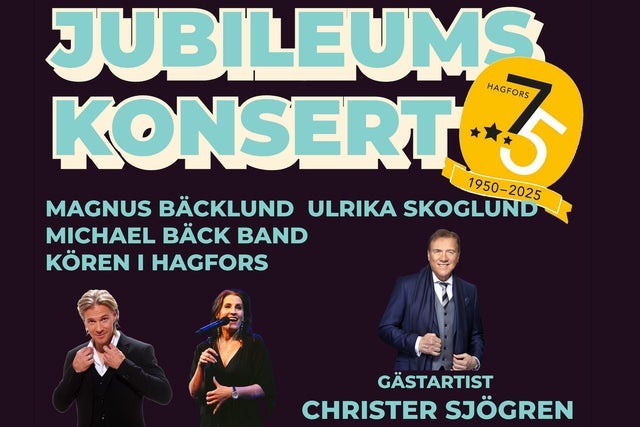 Presale codes for jubileumskonsert hagfors 75 &aring;r: members use these when buying pre-sale tickets