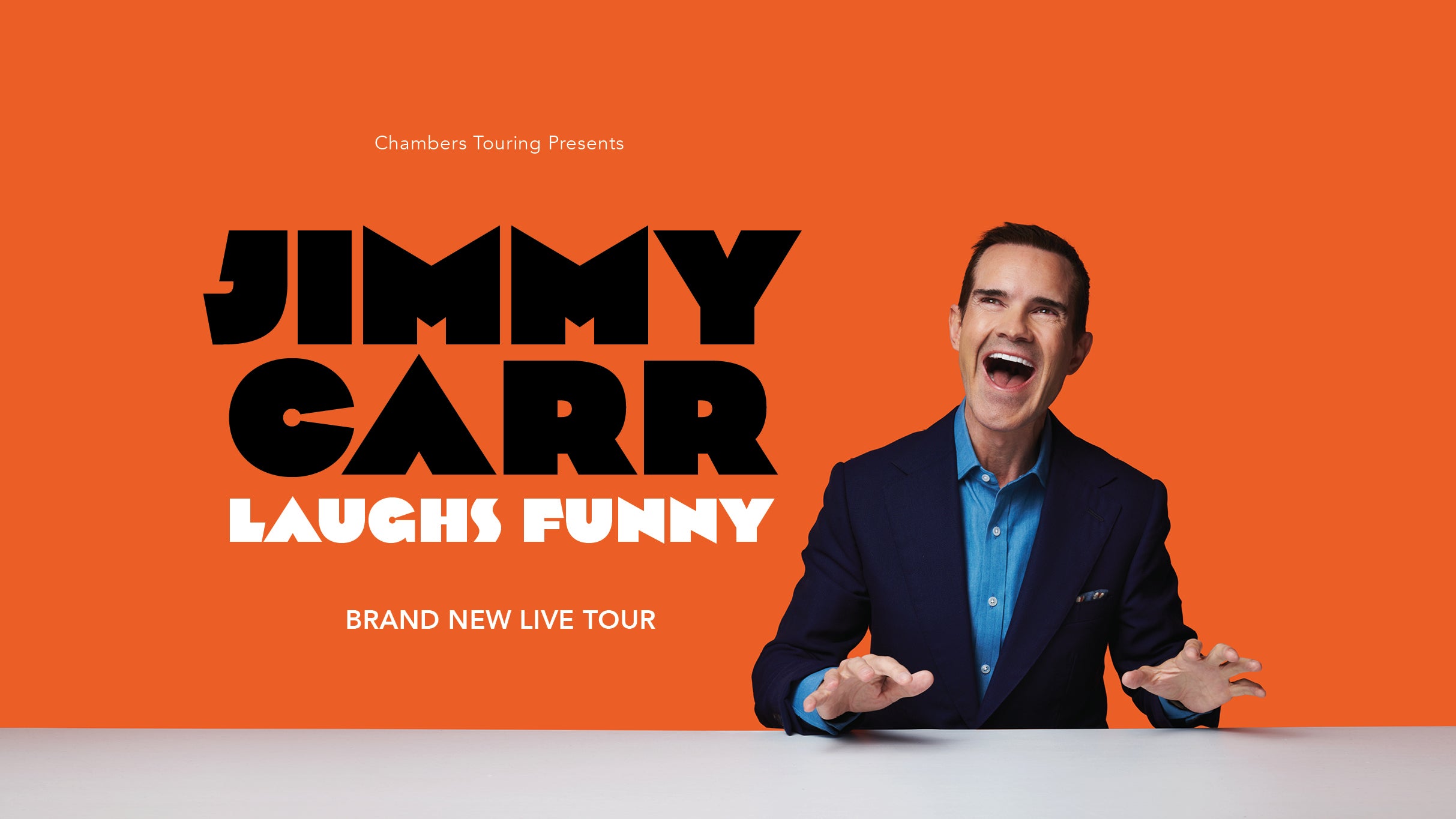 Jimmy Carr: Laughs Funny in Portsmouth promo photo for Ticketmaster presale offer code