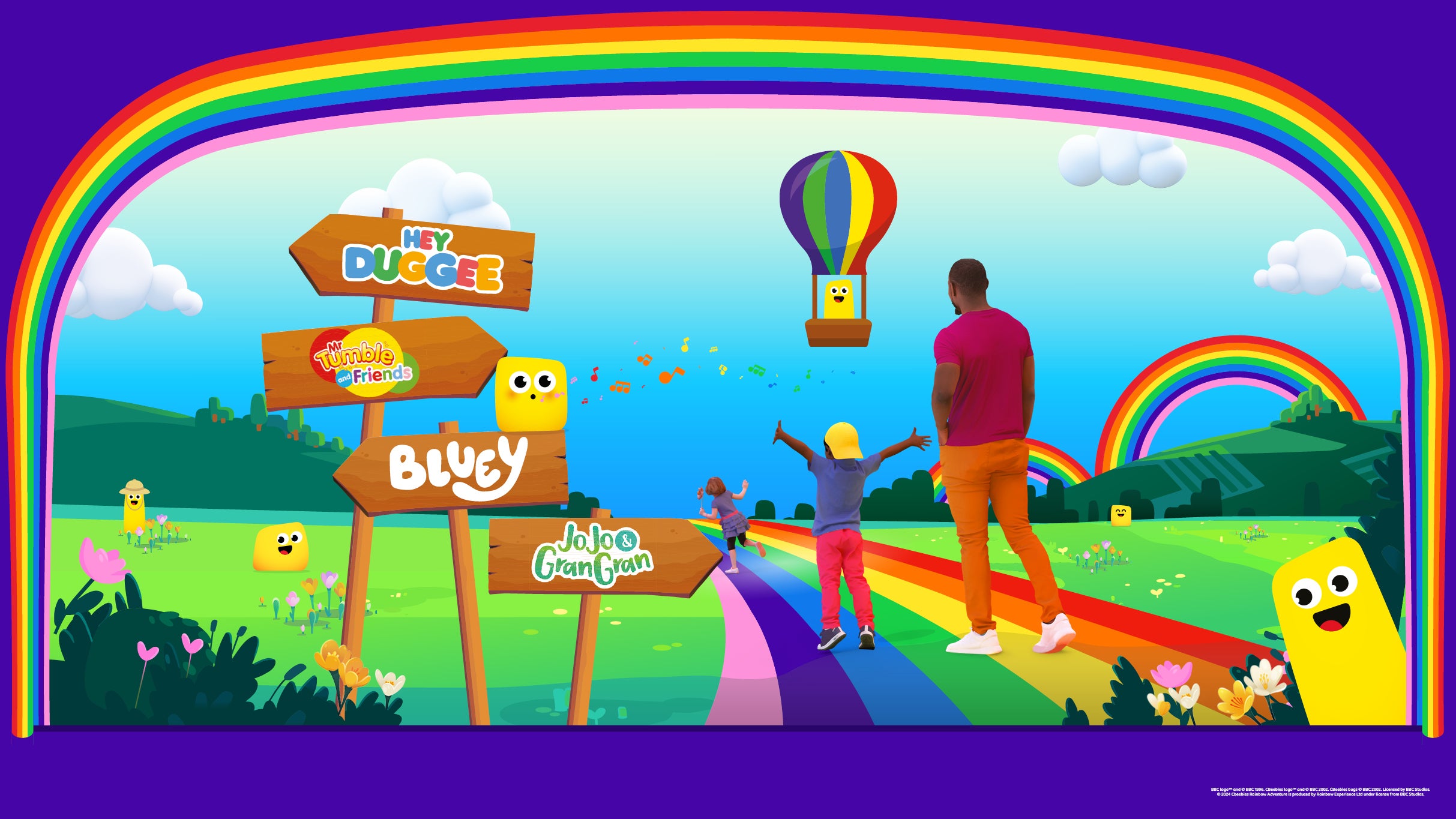 CBeebies Rainbow Adventure Event Title Pic