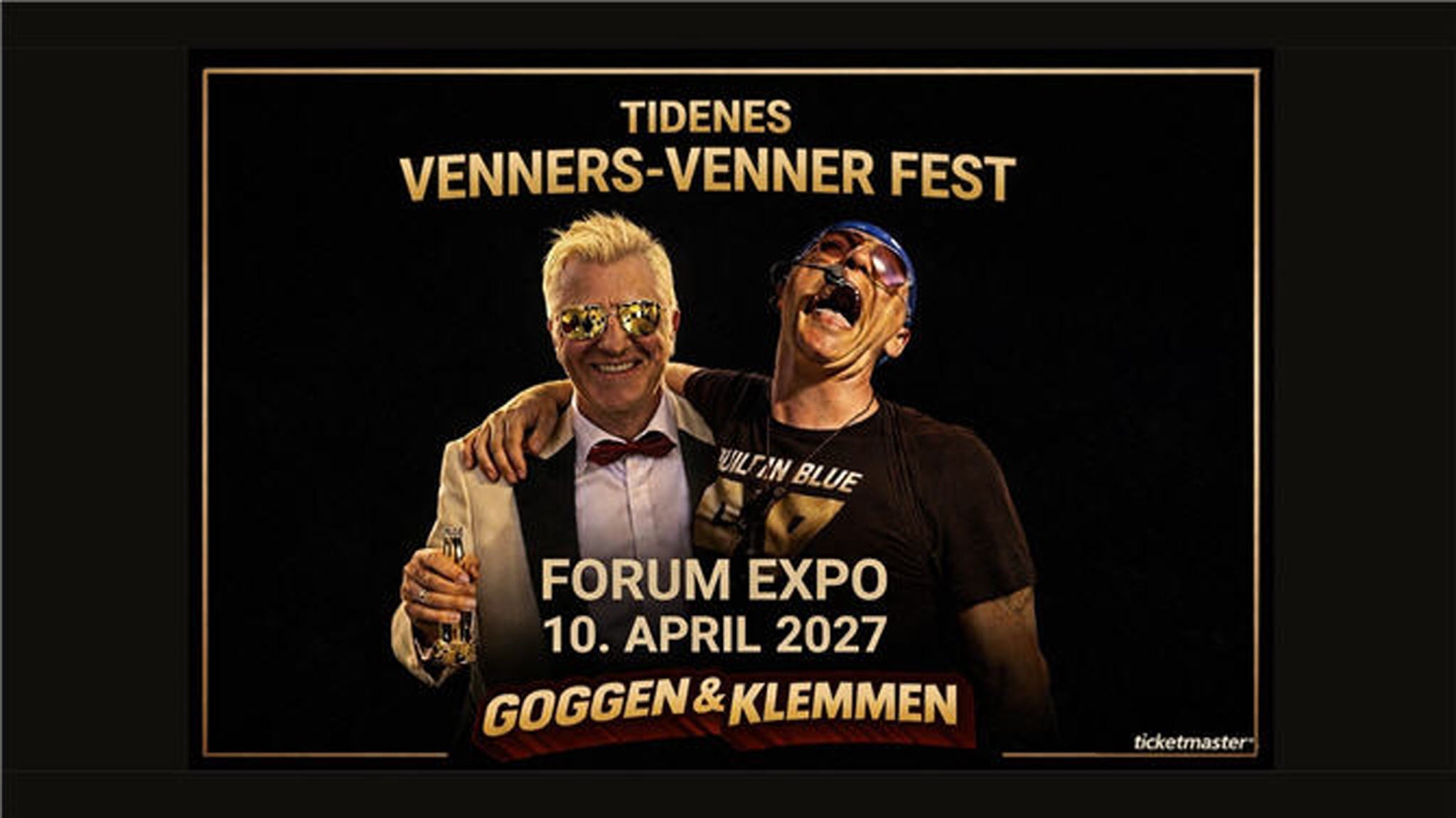 Goggen & Klemmen Tidenes Venners-venner lørdag 10.april 2027