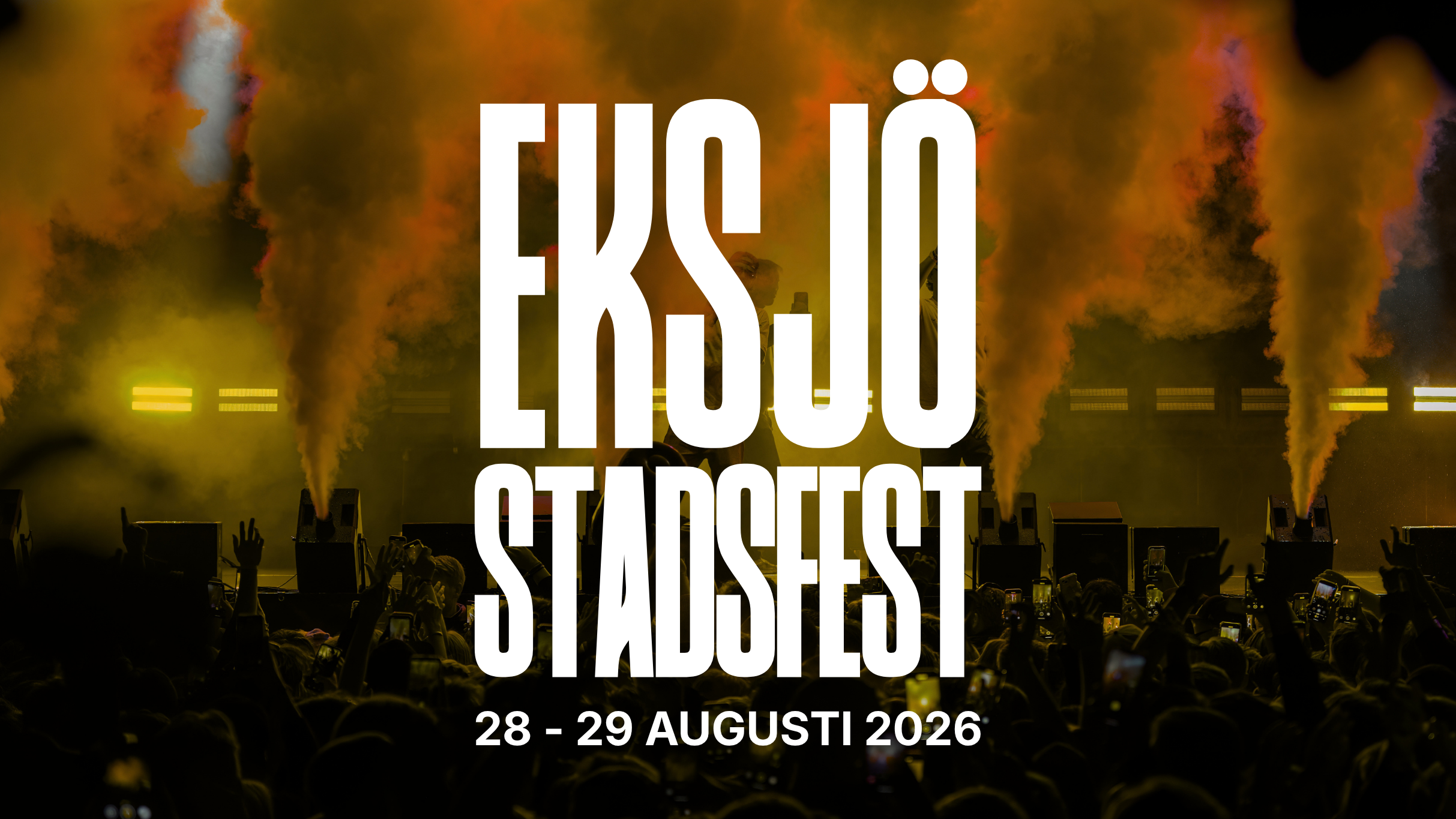 Eksjö Stadsfest 28-29 augusti 2026