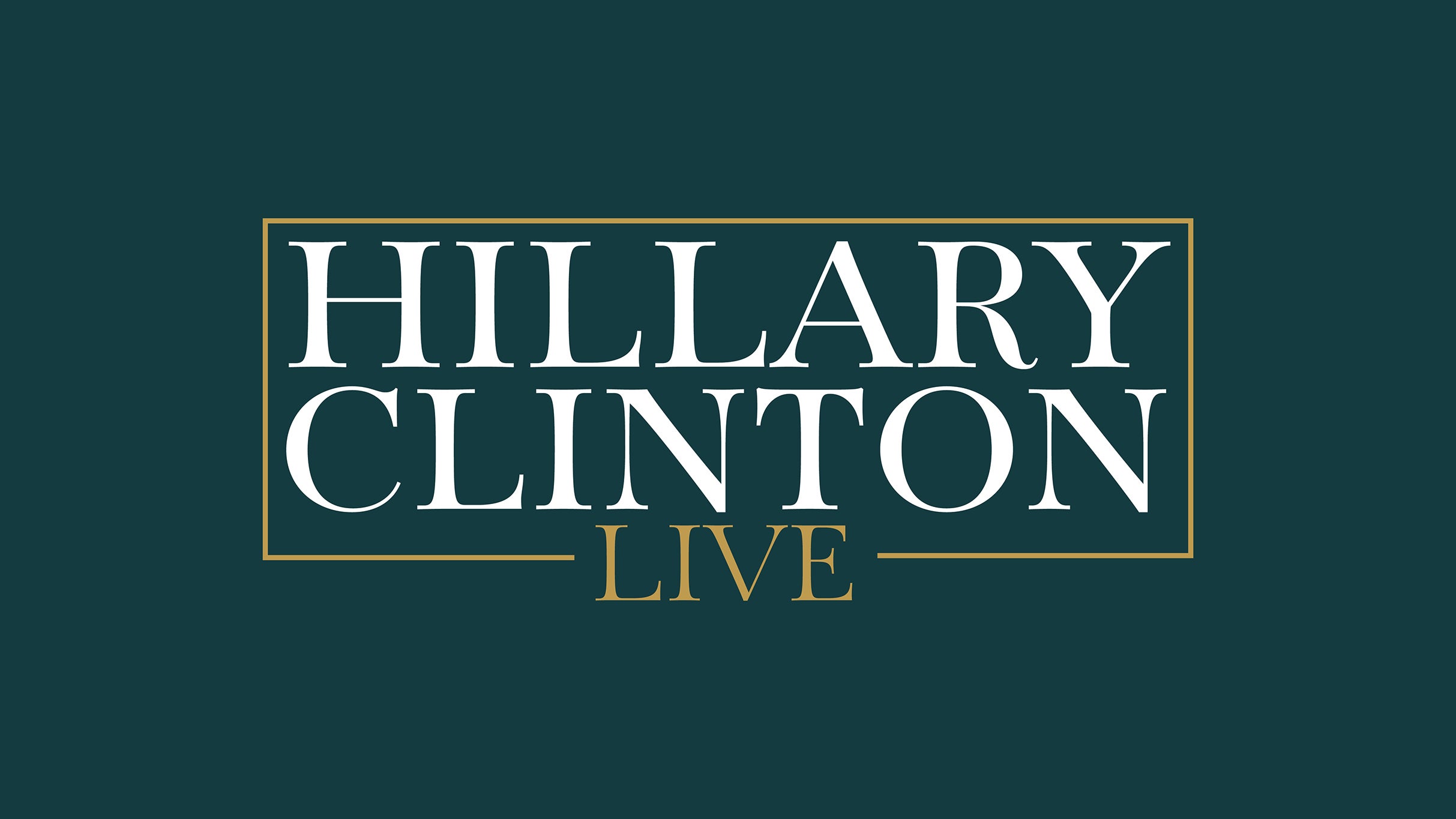 Hillary Clinton Live at Auditorium Theatre – Chicago, IL