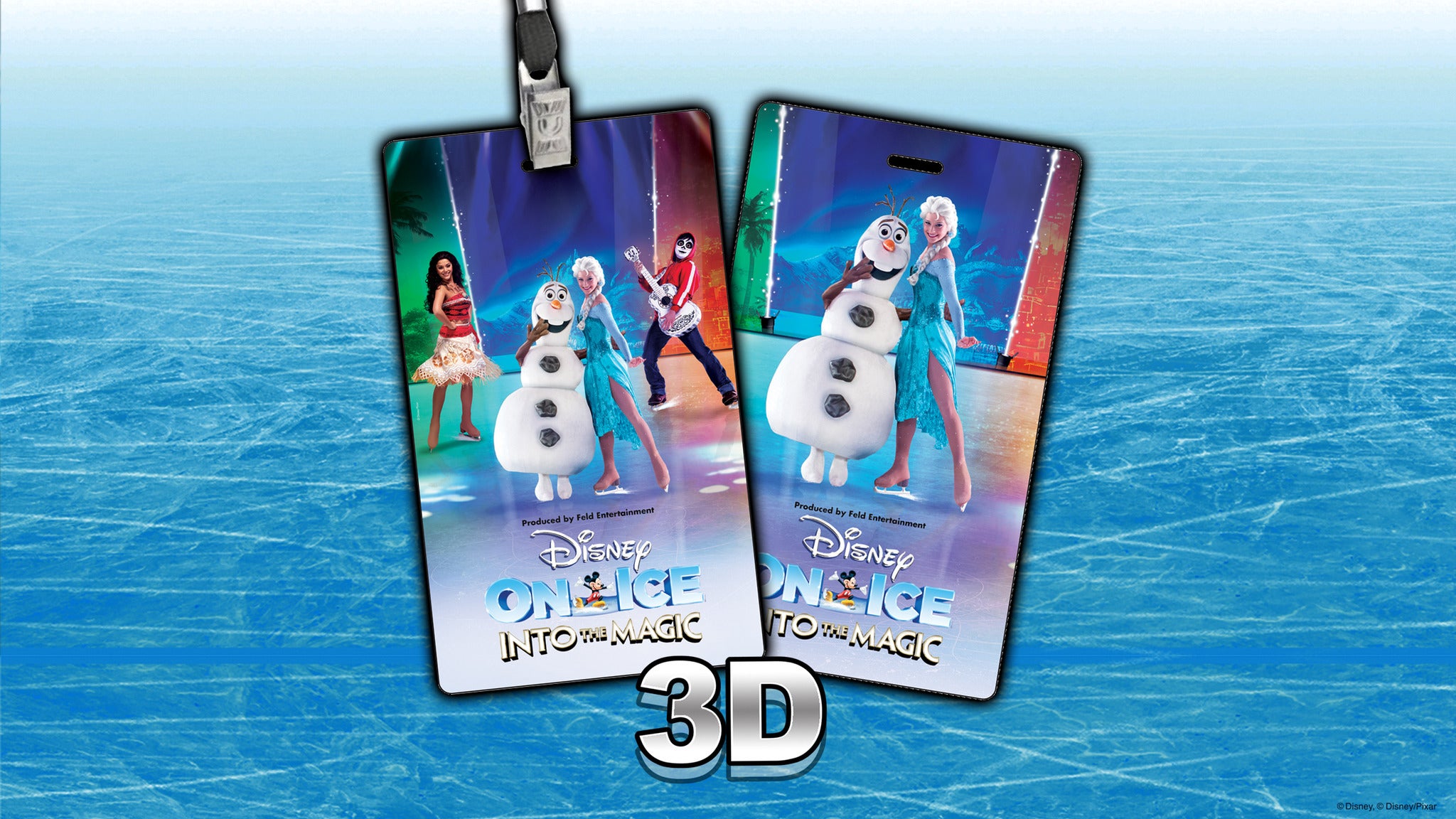 Disney On Ice presents Into the Magic Official Souvenir Tag Billets
