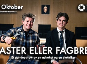 Bilde for arrangement Master eller fagbrev med Eivind Abrahamsen og Emil Grønmo