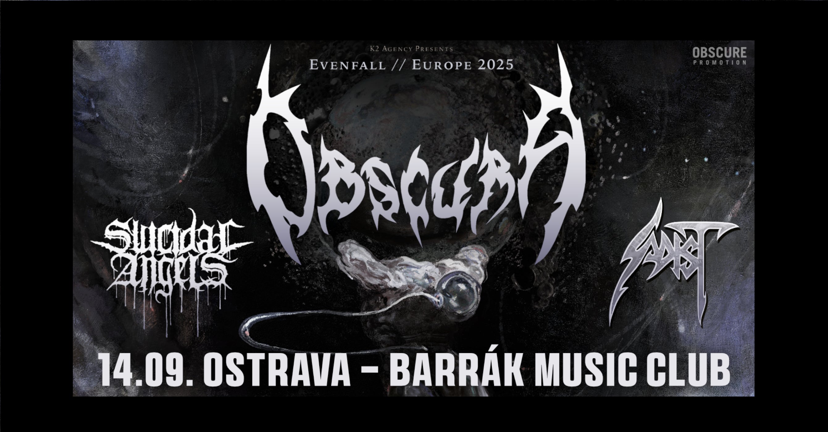 OBSCURA, SUICIDAL ANGELS, SADIST 