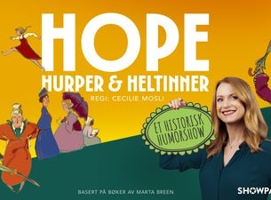 Bilde for arrangement HOPE, hurper og heltinner- et historisk humorshow - Matinè