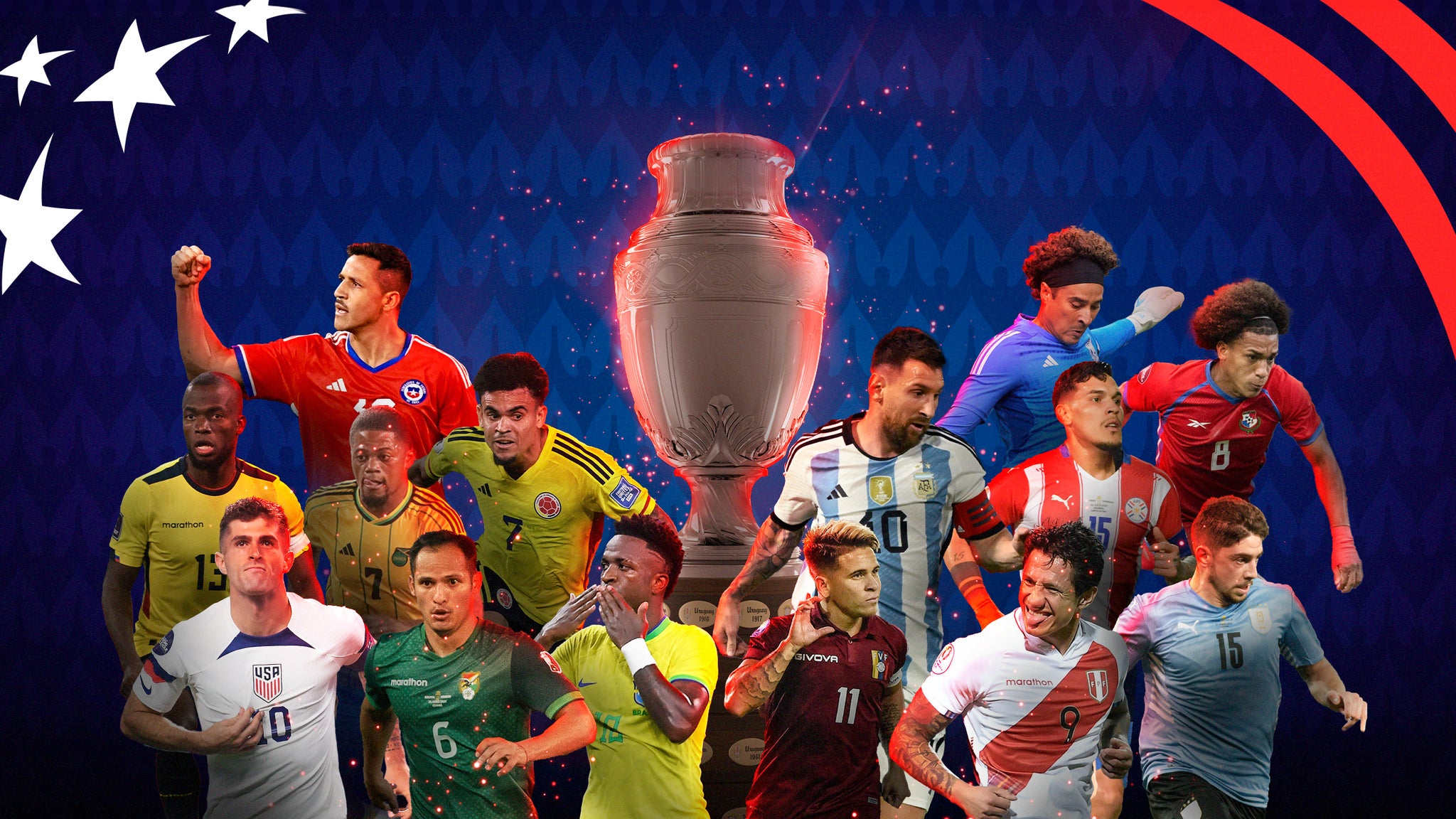 Copa America Soccer: Group A - Peru v Chile