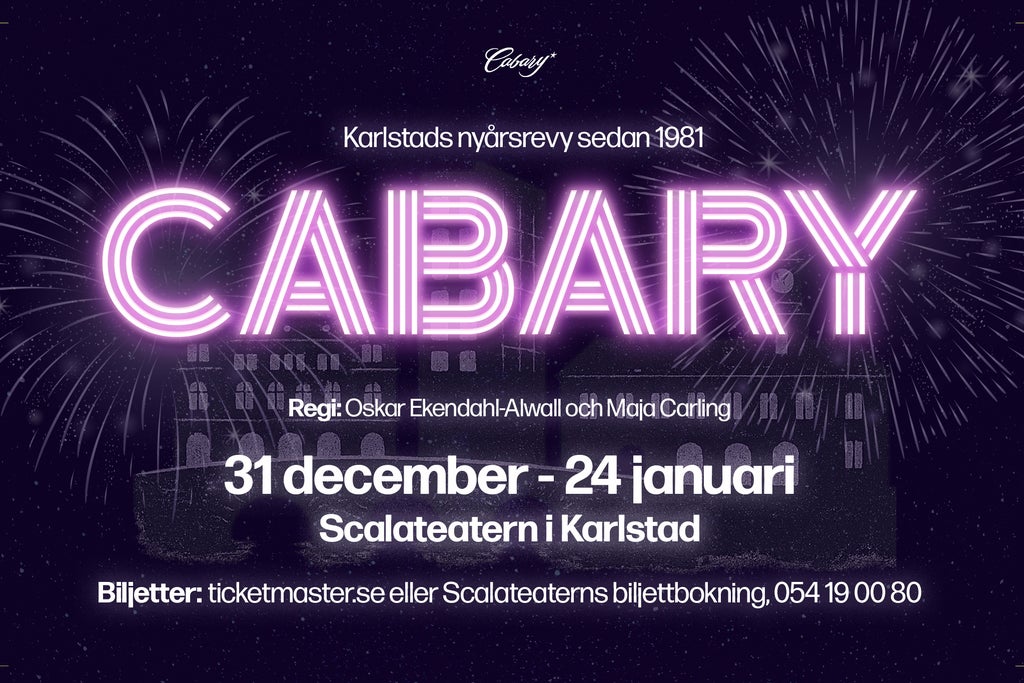 CABARY show poster