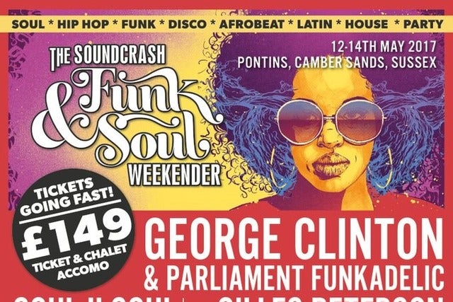 The Soundcrash Funk & Soul Weekender: Saturday Ticket Event Title Pic