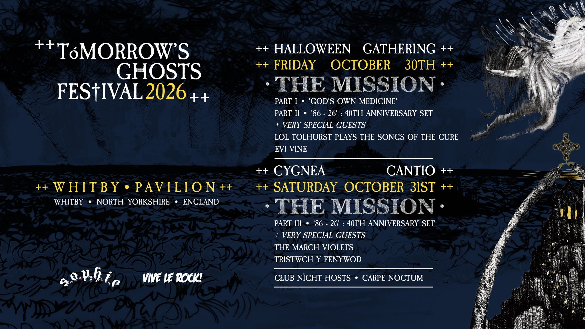 Tomorrows Ghosts Festival: 2026 Halloween Gathering - Weekend Ticket