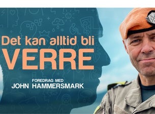 Bilde for arrangement Det kan alltid bli verre - foredrag med John Hammersmark