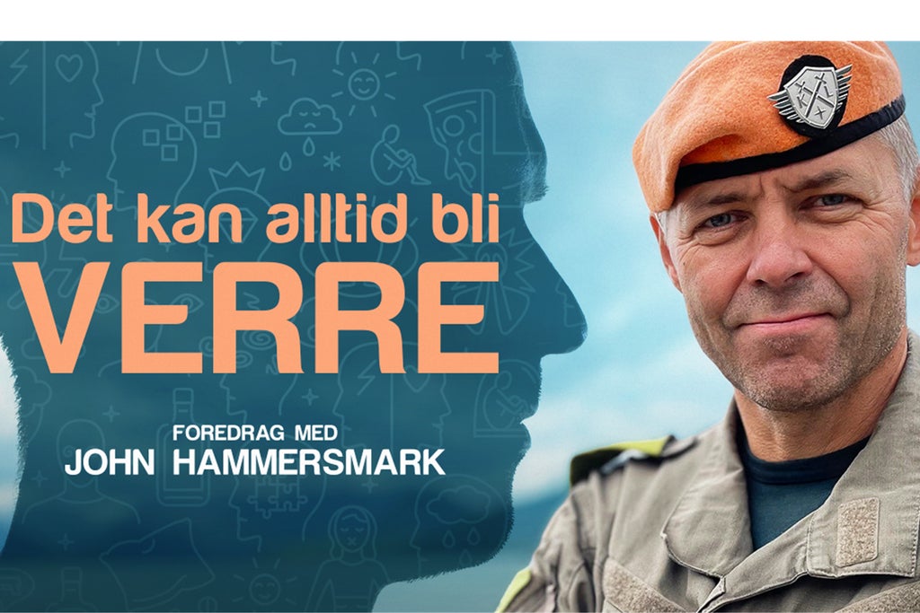 Det kan alltid bli verre - foredrag med John Hammersmark show poster