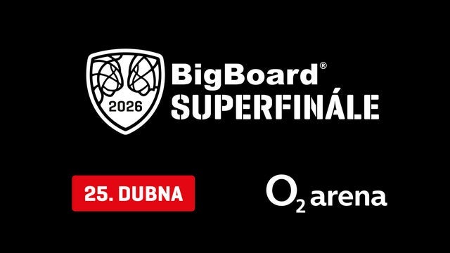 BigBoard® Floorball Superfinal 2026 v O2 Arena, Praha 9 25/04/2026